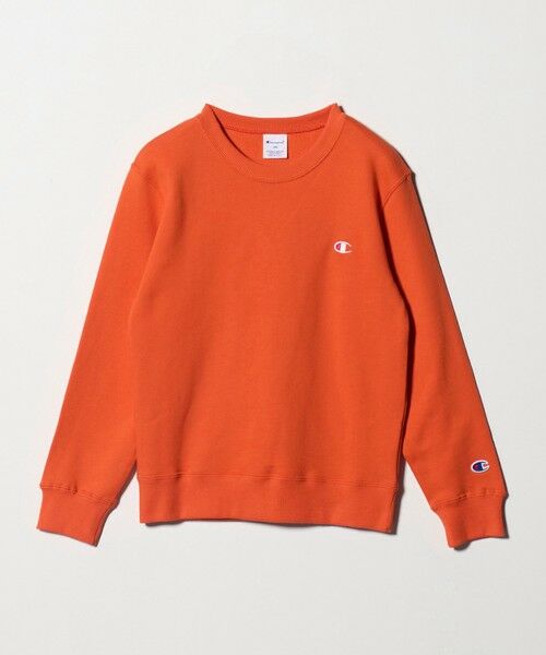 green label relaxing/グリーンレーベル リラクシング <Champion>クルーネック スウェットシャツ / トレーナー / キッズ 140cm-160cm ORANGE 160cm