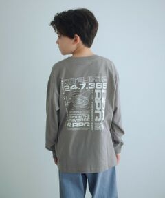 green label relaxing / グリーンレーベル リラクシング カットソー | 【別注】＜RUSSELL ATHLETIC＞プリント ロングスリーブ / キッズ  140cm-150cm