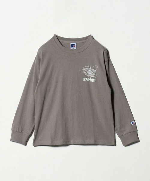 green label relaxing / グリーンレーベル リラクシング カットソー | 【別注】＜RUSSELL ATHLETIC＞プリント ロングスリーブ / キッズ  140cm-150cm | 詳細6
