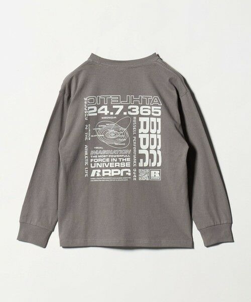 green label relaxing / グリーンレーベル リラクシング カットソー | 【別注】＜RUSSELL ATHLETIC＞プリント ロングスリーブ / キッズ  140cm-150cm | 詳細7