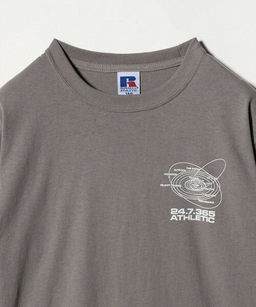 green label relaxing / グリーンレーベル リラクシング カットソー | 【別注】＜RUSSELL ATHLETIC＞プリント ロングスリーブ / キッズ  140cm-150cm | 詳細8