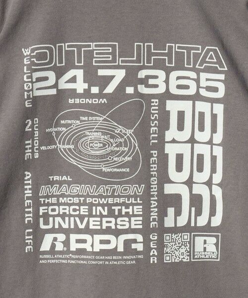 green label relaxing / グリーンレーベル リラクシング カットソー | 【別注】＜RUSSELL ATHLETIC＞プリント ロングスリーブ / キッズ  140cm-150cm | 詳細10