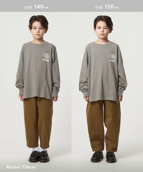 green label relaxing / グリーンレーベル リラクシング カットソー | 【別注】＜RUSSELL ATHLETIC＞プリント ロングスリーブ / キッズ  140cm-150cm | 詳細3