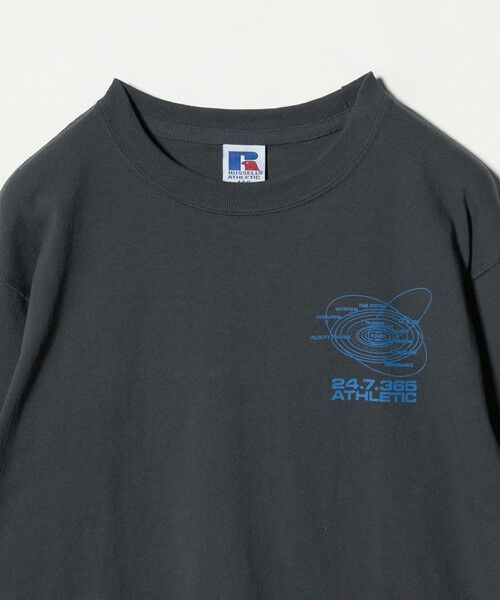 green label relaxing / グリーンレーベル リラクシング カットソー | 【別注】＜RUSSELL ATHLETIC＞プリント ロングスリーブ / キッズ  140cm-150cm | 詳細13