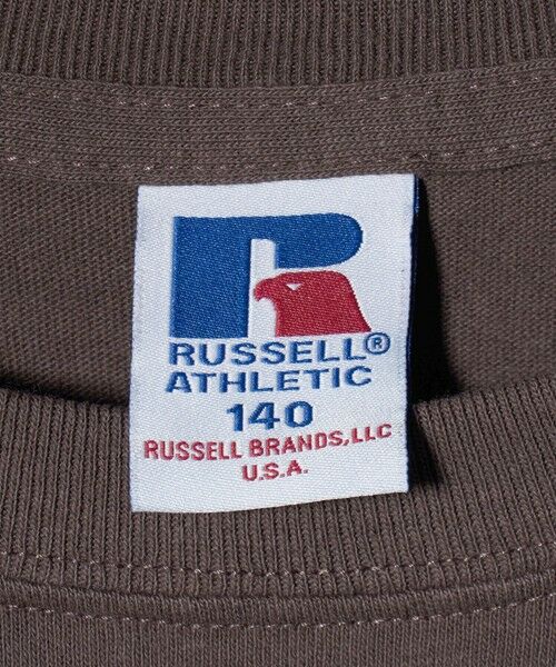 green label relaxing / グリーンレーベル リラクシング カットソー | 【別注】＜RUSSELL ATHLETIC＞プリント ロングスリーブ / キッズ  140cm-150cm | 詳細25