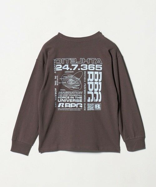 green label relaxing / グリーンレーベル リラクシング カットソー | 【別注】＜RUSSELL ATHLETIC＞プリント ロングスリーブ / キッズ  140cm-150cm | 詳細17