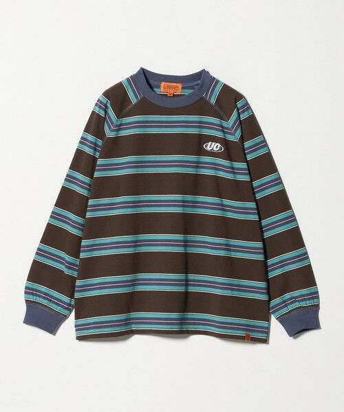 green label relaxing / グリーンレーベル リラクシング カットソー | 【別注】＜UNIVERSAL OVERALL＞ボーダー プルオーバー / キッズ  140cm-160cm | 詳細15