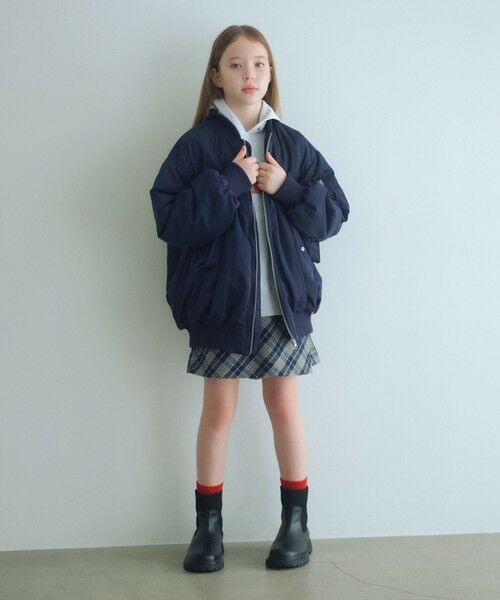 green label relaxing / グリーンレーベル リラクシング ブルゾン | 【別注】＜UNIVERSAL OVERALL＞MA-1 / キッズ  140cm-160cm | 詳細5