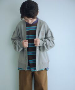green label relaxing / グリーンレーベル リラクシング カーディガン・ボレロ | 【別注】＜UNIVERSAL OVERALL＞Vネック 裏毛 カーディガン / キッズ 140cm-160cm