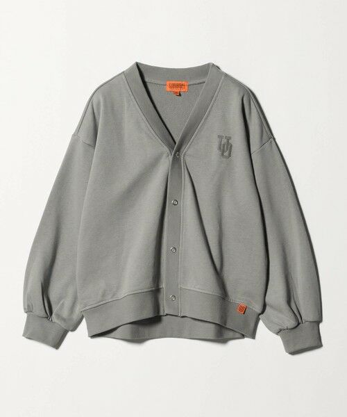 green label relaxing / グリーンレーベル リラクシング カーディガン・ボレロ | 【別注】＜UNIVERSAL OVERALL＞Vネック 裏毛 カーディガン / キッズ 140cm-160cm | 詳細2