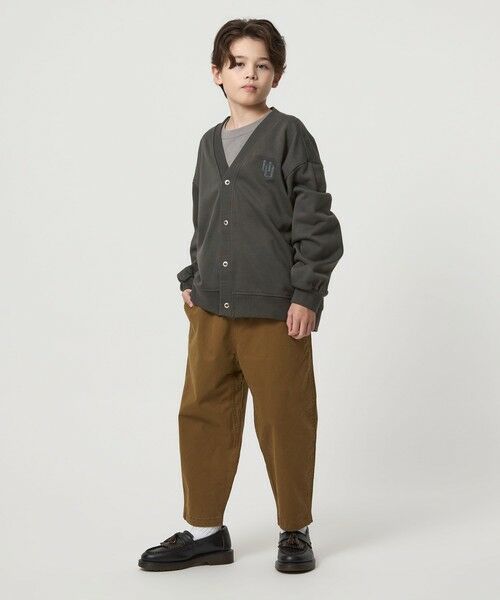 green label relaxing / グリーンレーベル リラクシング カーディガン・ボレロ | 【別注】＜UNIVERSAL OVERALL＞Vネック 裏毛 カーディガン / キッズ 140cm-160cm | 詳細8