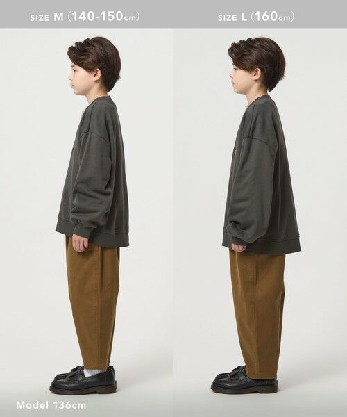 green label relaxing / グリーンレーベル リラクシング カーディガン・ボレロ | 【別注】＜UNIVERSAL OVERALL＞Vネック 裏毛 カーディガン / キッズ 140cm-160cm | 詳細10
