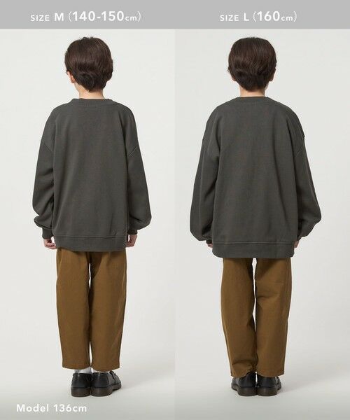 green label relaxing / グリーンレーベル リラクシング カーディガン・ボレロ | 【別注】＜UNIVERSAL OVERALL＞Vネック 裏毛 カーディガン / キッズ 140cm-160cm | 詳細11