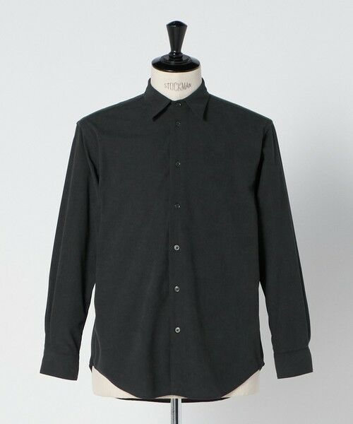 green label relaxing/グリーンレーベル リラクシング DC ポリエステル コーデュロイ オーバー シャツ DK. GRAY M green label relaxing/グリーンレーベル リラクシング DC ポリエステル コーデュロイ オーバー シャツ DK. GRAY M