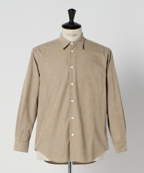 green label relaxing / グリーンレーベル リラクシング シャツ・ブラウス | DC ポリエステル コーデュロイ オーバー シャツ | 詳細10