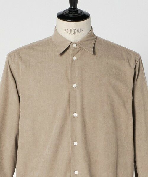 green label relaxing / グリーンレーベル リラクシング シャツ・ブラウス | DC ポリエステル コーデュロイ オーバー シャツ | 詳細12