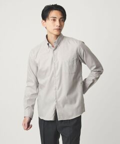 green label relaxing / グリーンレーベル リラクシング シャツ・ブラウス | エブリット Cブラッシュド ヘリンボーン スナップ ボタンダウン シャツ -イージーアイロン・抗菌-