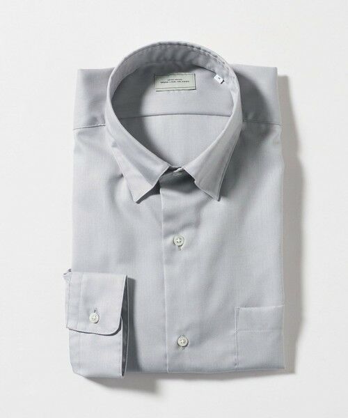 green label relaxing / グリーンレーベル リラクシング シャツ・ブラウス | エブリット Cブラッシュド ヘリンボーン スナップ ボタンダウン シャツ -イージーアイロン・抗菌- | 詳細4