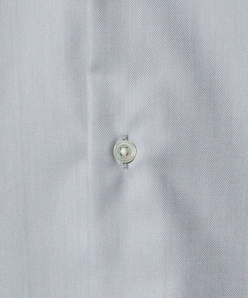 green label relaxing / グリーンレーベル リラクシング シャツ・ブラウス | エブリット Cブラッシュド ヘリンボーン スナップ ボタンダウン シャツ -イージーアイロン・抗菌- | 詳細8