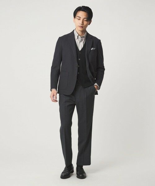 green label relaxing / グリーンレーベル リラクシング シャツ・ブラウス | エブリット Cブラッシュド ヘリンボーン スナップ ボタンダウン シャツ -イージーアイロン・抗菌- | 詳細3