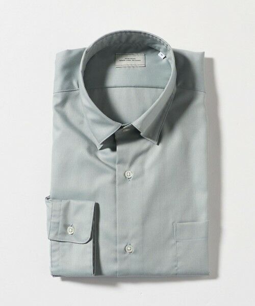 green label relaxing / グリーンレーベル リラクシング シャツ・ブラウス | エブリット Cブラッシュド ヘリンボーン スナップ ボタンダウン シャツ -イージーアイロン・抗菌- | 詳細15