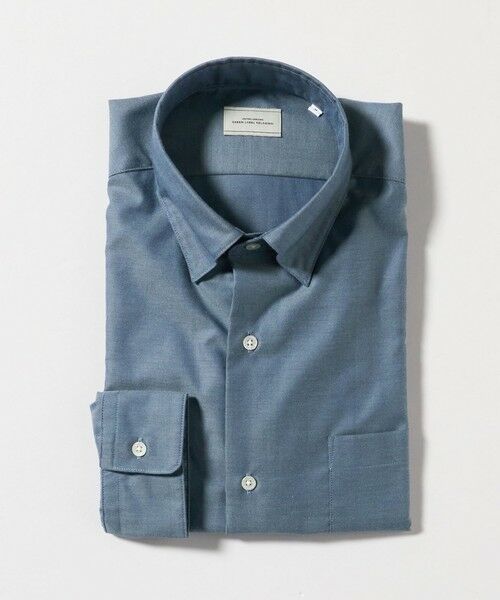 green label relaxing / グリーンレーベル リラクシング シャツ・ブラウス | エブリット Cブラッシュド ヘリンボーン スナップ ボタンダウン シャツ -イージーアイロン・抗菌- | 詳細22