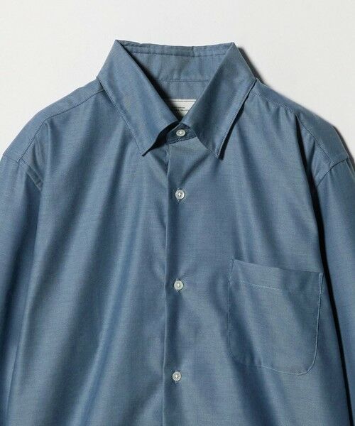 green label relaxing / グリーンレーベル リラクシング シャツ・ブラウス | エブリット Cブラッシュド ヘリンボーン スナップ ボタンダウン シャツ -イージーアイロン・抗菌- | 詳細25