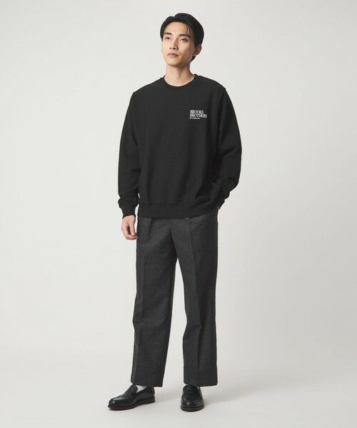 green label relaxing / グリーンレーベル リラクシング スウェット | <Brooks Brothers>ロゴ クルーネック スウェットシャツ | 詳細2