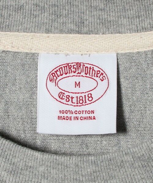 green label relaxing / グリーンレーベル リラクシング スウェット | <Brooks Brothers>ロゴ クルーネック スウェットシャツ | 詳細19