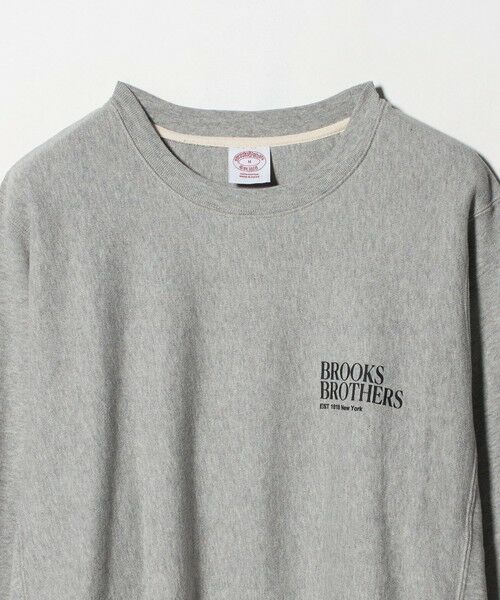 green label relaxing / グリーンレーベル リラクシング スウェット | <Brooks Brothers>ロゴ クルーネック スウェットシャツ | 詳細13