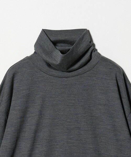 green label relaxing / グリーンレーベル リラクシング カットソー | ＜SLOANE＞ウール タートルネック ロングスリーブ ニット Tシャツ | 詳細5