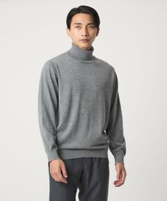 green label relaxing / グリーンレーベル リラクシング ニット・セーター | Super 120’s ハイゲージ タートルネック ニット