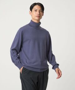 green label relaxing / グリーンレーベル リラクシング ニット・セーター | Super 120’s ハイゲージ タートルネック ニット