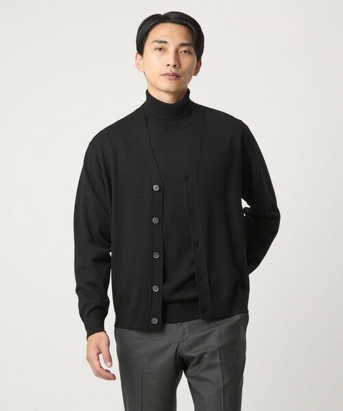 green label relaxing / グリーンレーベル リラクシング ニット・セーター | Super 120’s ハイゲージ タートルネック ニット | 詳細2