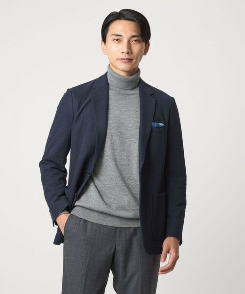 green label relaxing / グリーンレーベル リラクシング ニット・セーター | Super 120’s ハイゲージ タートルネック ニット | 詳細7