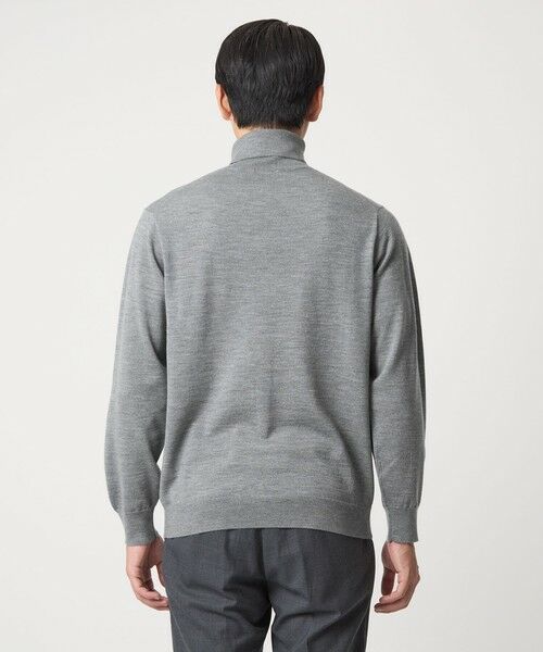 green label relaxing / グリーンレーベル リラクシング ニット・セーター | Super 120’s ハイゲージ タートルネック ニット | 詳細11