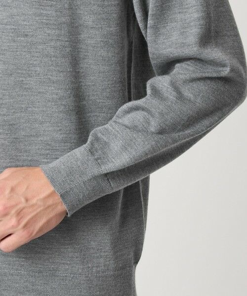 green label relaxing / グリーンレーベル リラクシング ニット・セーター | Super 120’s ハイゲージ タートルネック ニット | 詳細13