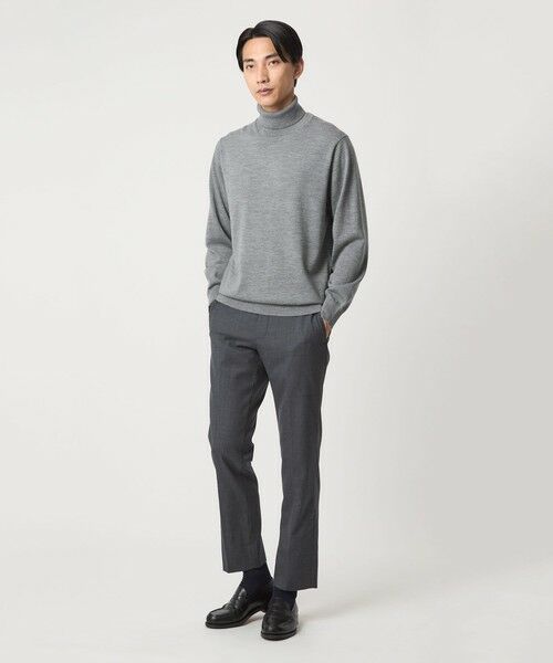 green label relaxing / グリーンレーベル リラクシング ニット・セーター | Super 120’s ハイゲージ タートルネック ニット | 詳細6