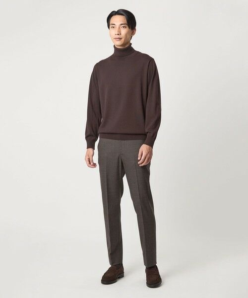 green label relaxing / グリーンレーベル リラクシング ニット・セーター | Super 120’s ハイゲージ タートルネック ニット | 詳細16