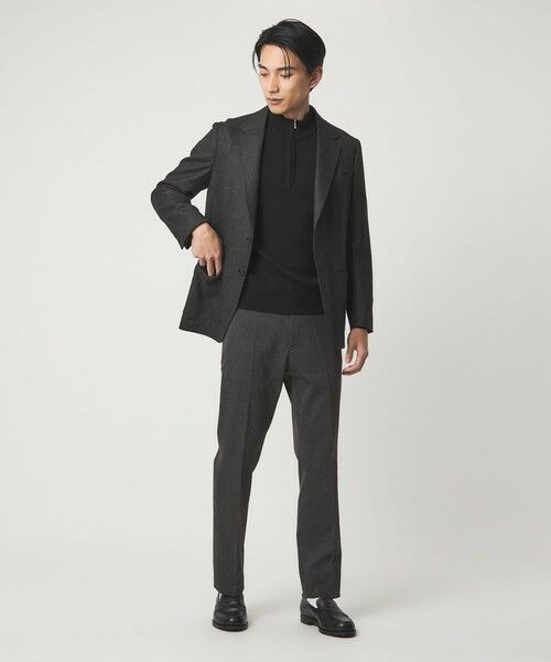 green label relaxing / グリーンレーベル リラクシング ニット・セーター | ＜gim＞25F H/MLN ハーフジップ プルオーバー ニット -ウォッシャブル- | 詳細3