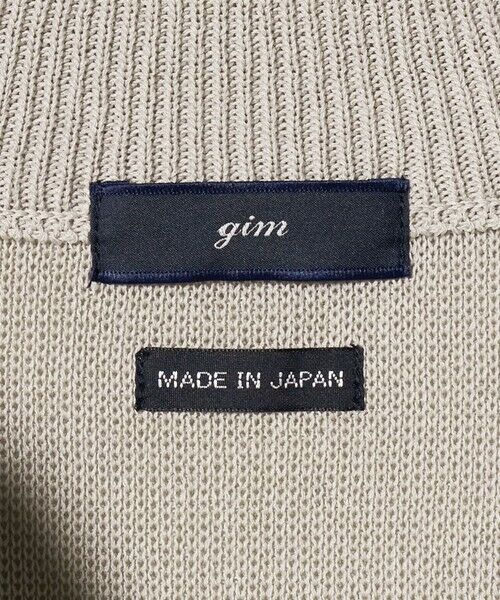 green label relaxing / グリーンレーベル リラクシング ニット・セーター | ＜gim＞25F H/MLN ハーフジップ プルオーバー ニット -ウォッシャブル- | 詳細20