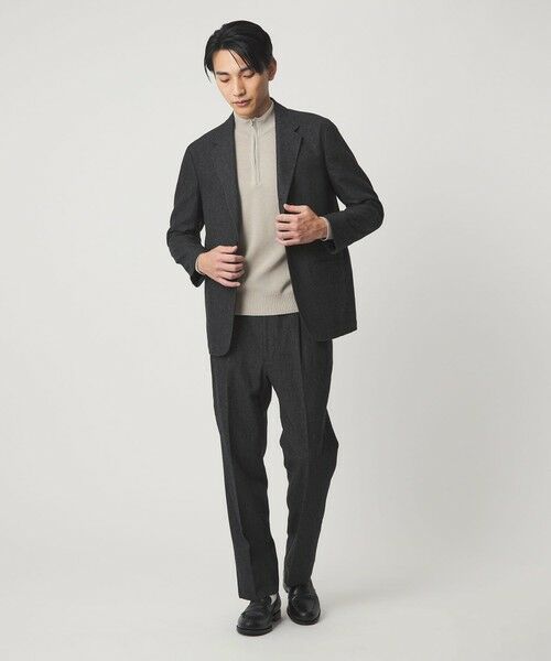 green label relaxing / グリーンレーベル リラクシング ニット・セーター | ＜gim＞25F H/MLN ハーフジップ プルオーバー ニット -ウォッシャブル- | 詳細10