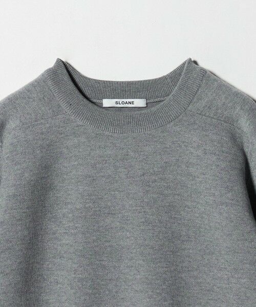 green label relaxing / グリーンレーベル リラクシング ニット・セーター | ＜SLOANE＞12G ダブルフェイス クルーネック ニット | 詳細5