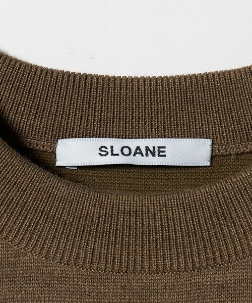 green label relaxing / グリーンレーベル リラクシング ニット・セーター | ＜SLOANE＞12G ダブルフェイス クルーネック ニット | 詳細11