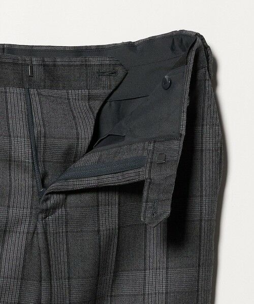 green label relaxing / グリーンレーベル リラクシング スラックス・ドレスパンツ | GLR CLOTH フラノ柄 アジャスター スラックス -ストレッチ- | 詳細6