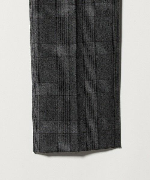 green label relaxing / グリーンレーベル リラクシング スラックス・ドレスパンツ | GLR CLOTH フラノ柄 アジャスター スラックス -ストレッチ- | 詳細7