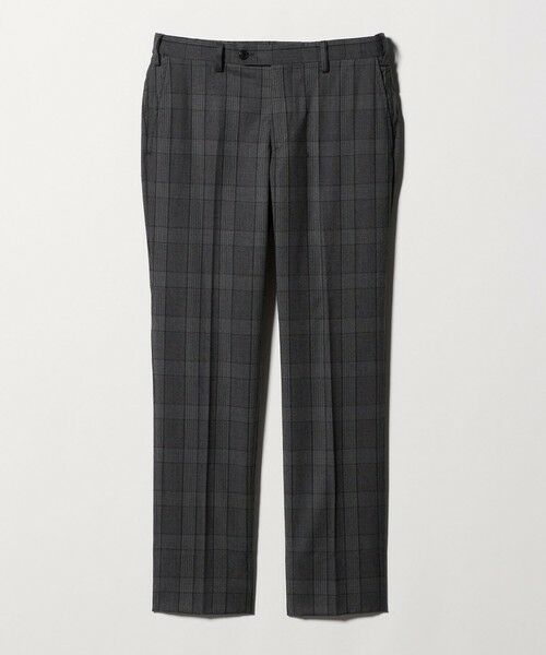 green label relaxing / グリーンレーベル リラクシング スラックス・ドレスパンツ | GLR CLOTH フラノ柄 アジャスター スラックス -ストレッチ- | 詳細1