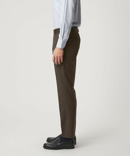 green label relaxing / グリーンレーベル リラクシング スラックス・ドレスパンツ | GLR CLOTH フラノ柄 アジャスター スラックス -ストレッチ- | 詳細17