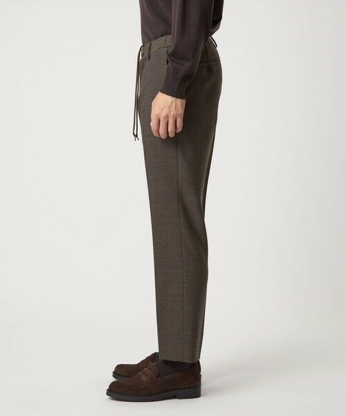 green label relaxing / グリーンレーベル リラクシング スラックス・ドレスパンツ | A+ TWPU ホームスパン スタンダード イージー スラックス -ウォッシャブル・ストレッチ- | 詳細5