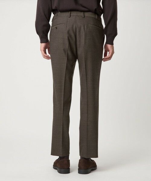 green label relaxing / グリーンレーベル リラクシング スラックス・ドレスパンツ | A+ TWPU ホームスパン スタンダード イージー スラックス -ウォッシャブル・ストレッチ- | 詳細6